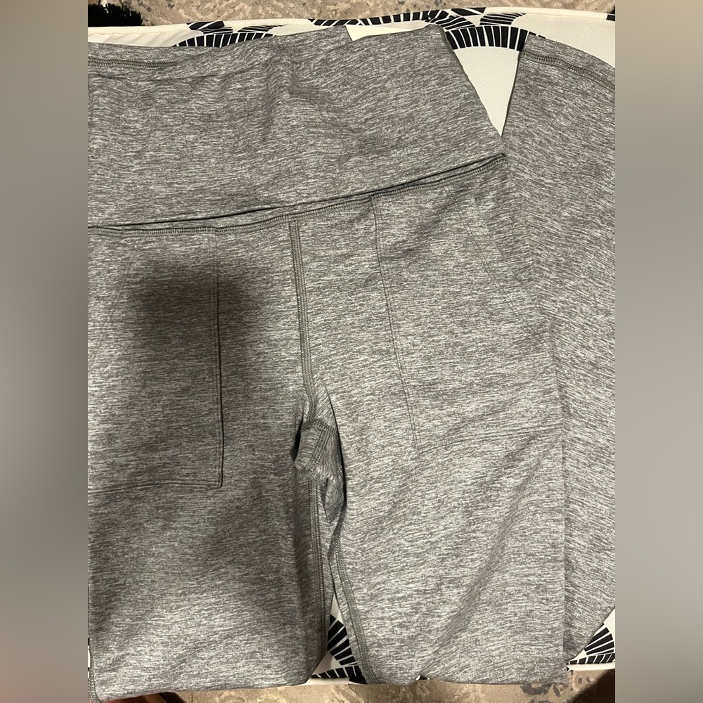 Gray flare leggings from aerie